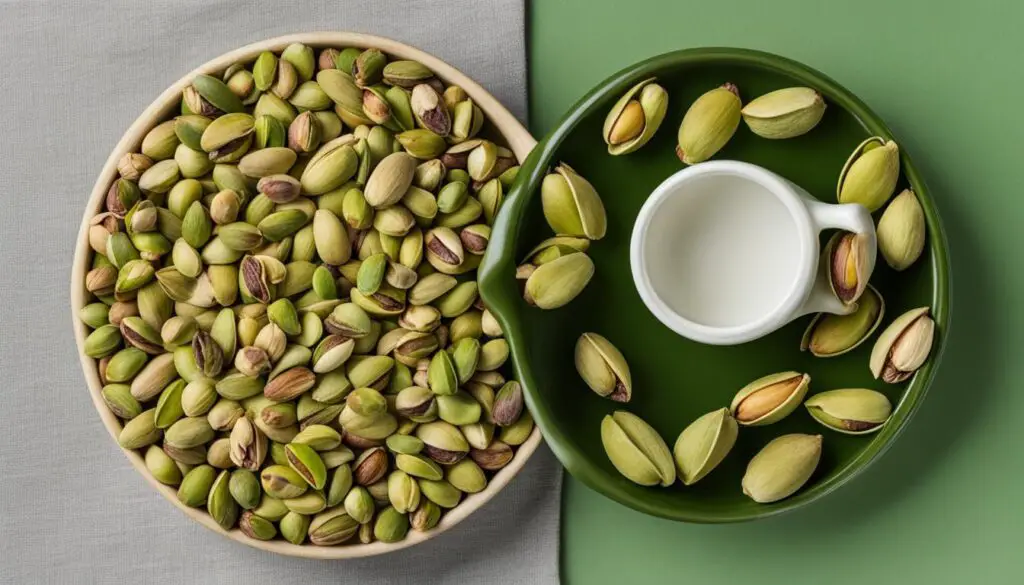 nutrient content of pistachios