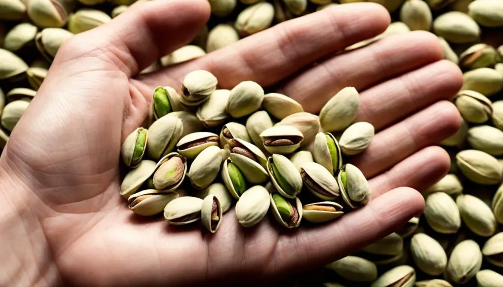 portion control with in-shell pistachios